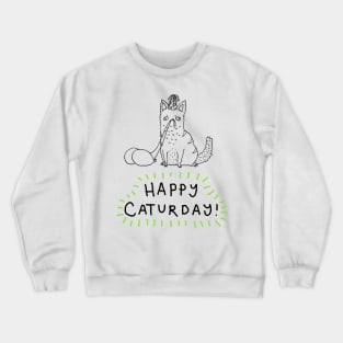 Caturday Crewneck Sweatshirt